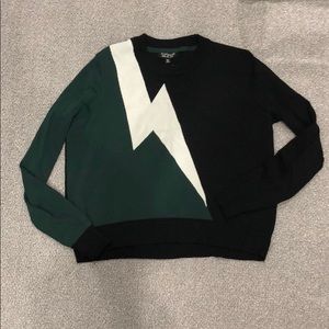 Top Shop Lightening Bolt Sweater